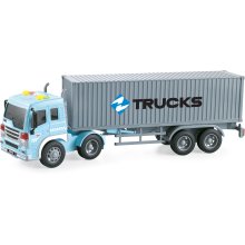                             CITY SERVICE CAR - 1:16 Tahač s návěsem a kontejnerem                        