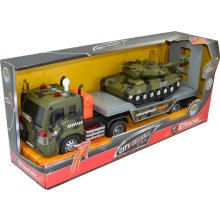                             CITY SERVICE CAR - 1:16 Tahač s návěsem a tankem                        