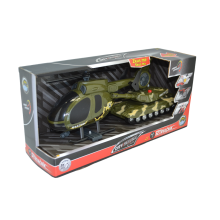                            CITY SERVICE CAR - 1:14 Vojenský set vrtulník + tank                        