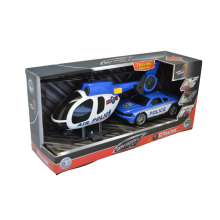                             CITY SERVICE CAR - 1:14 Policie set vrtulník + auto                        