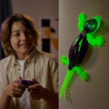                             R/C Hex Bots Fosforeskující gekon lezoucí po stěnách                        