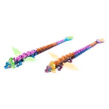                             Crystalynx Velcí ohební draci 60 cm                        