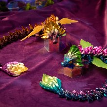                             Crystalynx Velcí ohební draci 60 cm                        