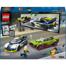                             LEGO® City 60415 Honička policejního auta a sporťáku                        