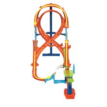                             Hot Wheels vertikální osmičková dráha 68 cm                        