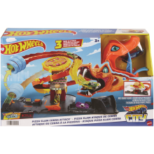                             Hot Wheels City hladová kobra útočí na pizzerku                        