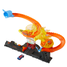                             Hot Wheels City hladová kobra útočí na pizzerku                        
