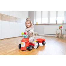                             FALK Odrážedlo 900C baby Maurice červený vintage s přívěsem                        