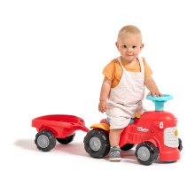                             FALK Odrážedlo 900C baby Maurice červený vintage s přívěsem                        