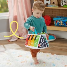                             Fisher Price Měkké piano se zrcátkem                        