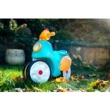                             FALK Odrážedlo retro Strada modro/oranžové s klaksonem                        