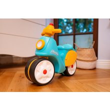                             FALK Odrážedlo retro Strada modro/oranžové s klaksonem                        