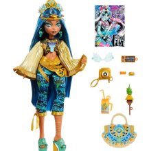                             Monster High Monster Fest Cleo, plakát kapely a doplňky                        