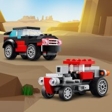                             LEGO® Creator 3 v 1 31146 Náklaďák s plochou korbou a helikoptéra                        