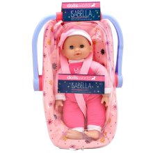                             Dolls World - Miminko Anička s houpací autosedačkou 30 cm - 2 druhy                        