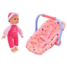                             Dolls World - Miminko Anička s houpací autosedačkou 30 cm - 2 druhy                        