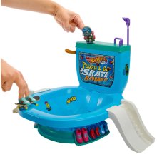                             Hot Wheels Skates Splachovací fingerboard skatepark, exkluzivní fingerboard a pár bot                        
