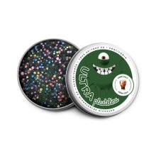                             ULTRA plastelína 50g s vůní a glitry - 6 druhů tmavé                        