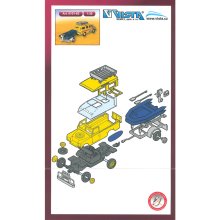                             Monti System 63 - Adriatic Adriatic Terénní auto s člunem 1:35                        
