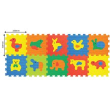                             Pěnové puzzle Zvířátka 10 ks                        
