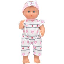                             Dolls World - Koupací panenka Klárka 25 cm s odnímatelným oblečkem a čelenkou                        