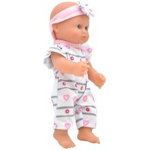                             Dolls World - Koupací panenka Klárka 25 cm s odnímatelným oblečkem a čelenkou                        