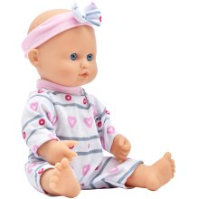                             Dolls World - Koupací panenka Klárka 25 cm s odnímatelným oblečkem a čelenkou                        