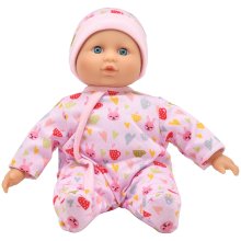                             Dolls World - Něžná Nelinka 25 cm panenka s měkkým tělíčkem                        