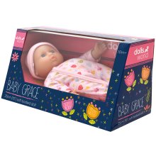                             Dolls World - Něžná Nelinka 25 cm panenka s měkkým tělíčkem                        