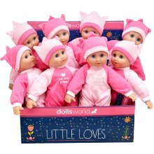                             Dolls World - Mazlící panenka Eliška a Terezka 30 cm - 2 druhy                        
