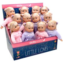                             Dolls World - Snící panenka Adélka a Barborka 25 cm - 2 druhy                        