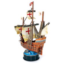                             CubicFun - Puzzle 3D Santa Maria - 93 dílků                        