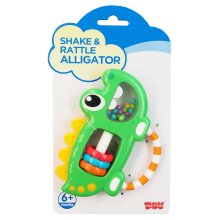                             HAP-P-KID Chrastítko pro miminka - Krokodýl                        