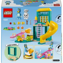                             LEGO® Bluey 11201 Bluey, Chloe a zábava na hřišti                        