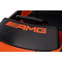                             Dětské elektrické auto Mercedes-Benz AMG oranžové + dálkový ovladač                        