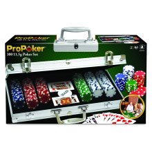                            Pokerová sada ProPoker 300 s žetony 11,5g v hliníkovém kufříku                        