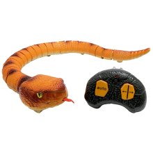                             R/C Had s biomimikry a svítícími očima - oranžový                        