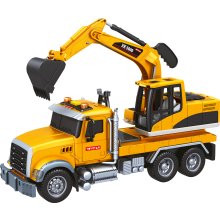                            CITY SERVICE CAR - 1:14 - Bagr (se zvukem, světly a dalšími funkcemi)                        