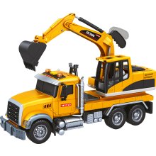                             CITY SERVICE CAR - 1:14 - Bagr (se zvukem, světly a dalšími funkcemi)                        