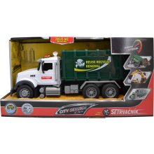                             CITY SERVICE CAR - 1:14 - Popelářský vůz (se zvukem, světly a dalšími funkcemi)                        