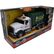                            CITY SERVICE CAR - 1:14 - Popelářský vůz (se zvukem, světly a dalšími funkcemi)                        
