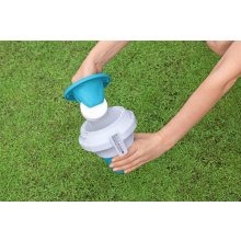                             BESTWAY 58701 - Dávkovací plovák s ochrannou rukavicí Chemguard pro tablety 7,6 cm                        