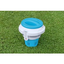                             BESTWAY 58701 - Dávkovací plovák s ochrannou rukavicí Chemguard pro tablety 7,6 cm                        