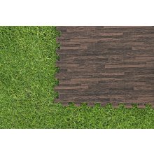                             BESTWAY 58712 - Ochranná podložka pod bazén 50 x 50 cm vzhled dřeva (palisandr)                        