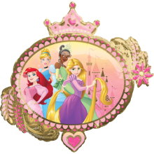                             Balónek foliový - Disney Princezny 86 x 81 cm                        