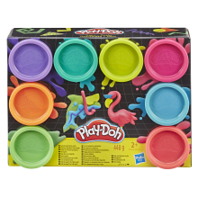                            Play-Doh Balení 8 ks kelímků - neonové barvy                        