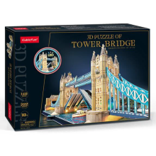                             CubicFun - Puzzle 3D LED Tower Bridge  - dílků 222                        
