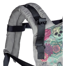                             Tarabanik - ergonomické nosítko lebka šedé                        