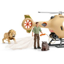                            Schleich - Záchranný vrtulník pro zvířata                        