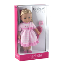                             Dolls World - Panenka Charlotte 36 cm, s hřebínkem                        